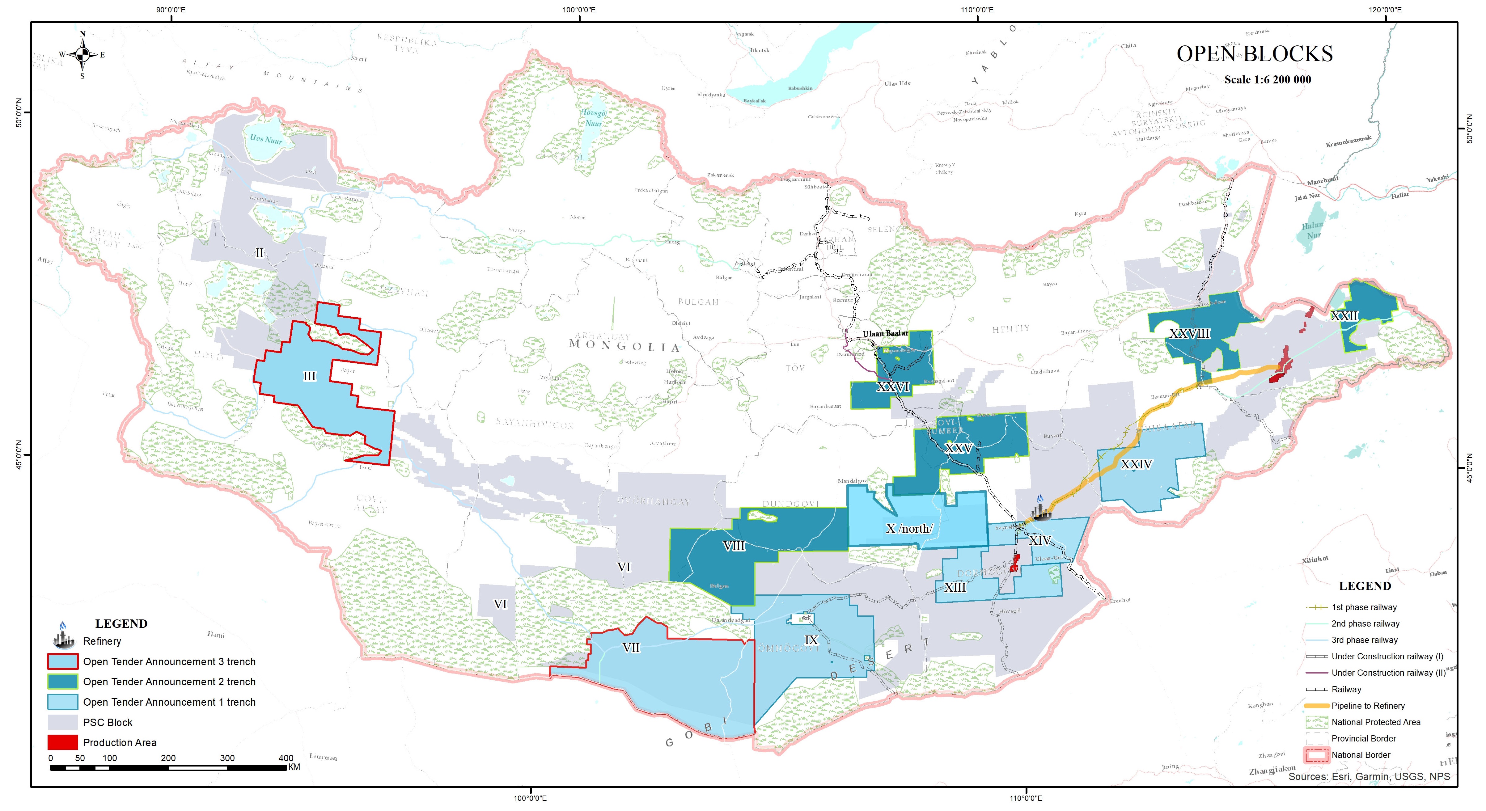 Open Tender Announcement on Petroleum Exploration Blocks